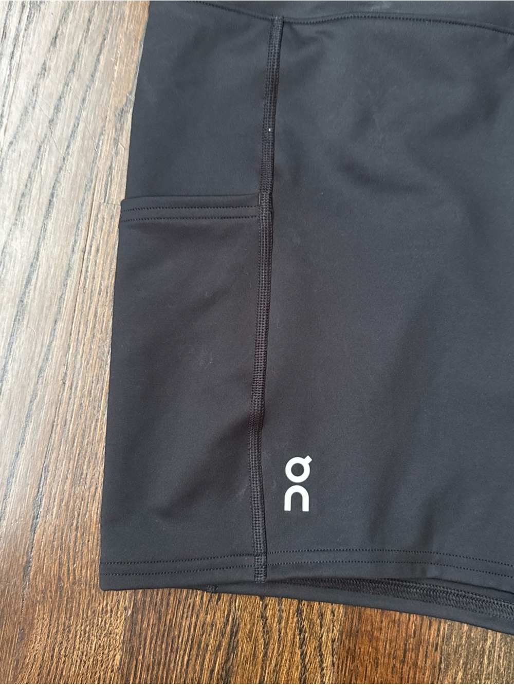 On Cloud Women’s Black Running Court Shorts with Pockets - Picture 2 of 5